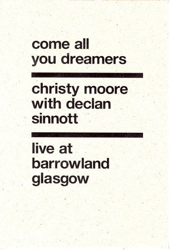 Christy Moore Live: Come All You Dreamers movie poster