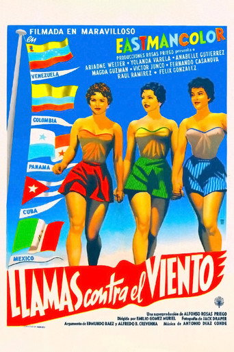 Llamas contra el viento movie poster