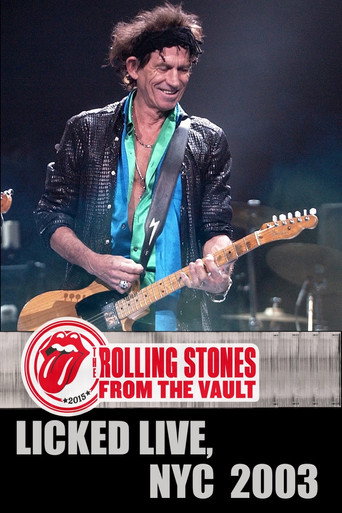 The Rolling Stones: Licked Live In NYC movie poster
