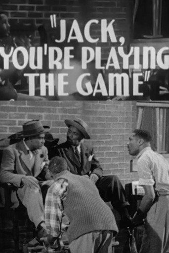 Jack You're Playin' the Game movie poster