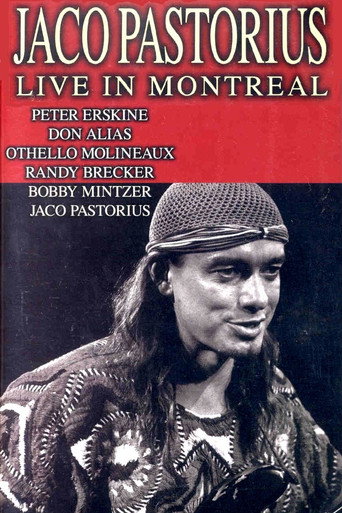 Jaco Pastorius - Live in Montreal movie poster