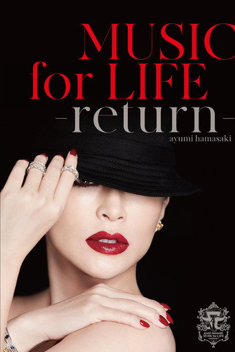 ayumi hamasaki MUSIC for LIFE ~return~ movie poster