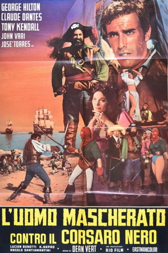 L'uomo mascherato contro il corsaro nero movie poster