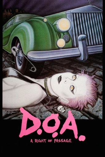 D.O.A. movie poster