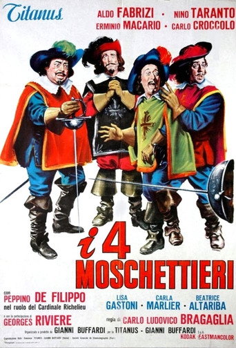 I 4 moschettieri movie poster
