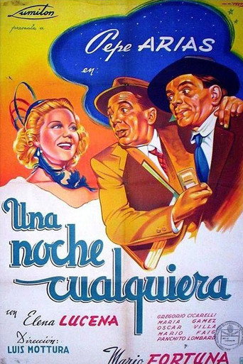 Una noche cualquiera movie poster
