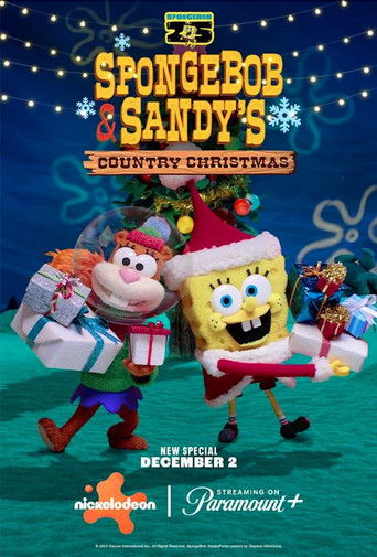 Spongebob and Sandy’s Country Christmas movie poster