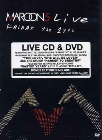 Maroon 5: Live - Friday the 13th movie poster