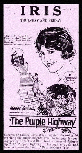 The Purple Highway movie poster