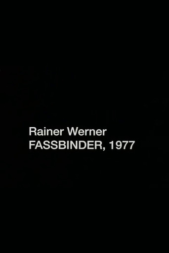 Rainer Werner Fassbinder, 1977 movie poster