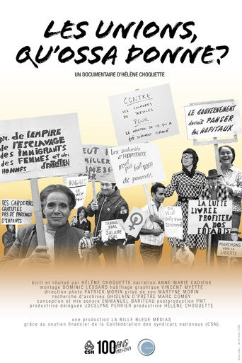 Les unions qu'ossa donne? movie poster