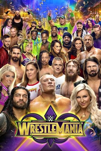 WWE WrestleMania 34 movie poster