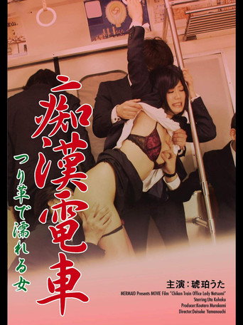 痴漢電車 つり革で濡れる女 movie poster