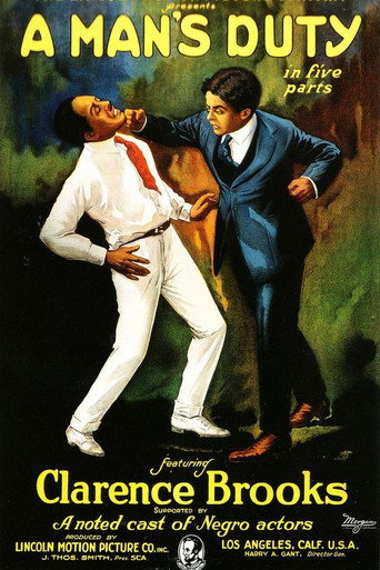 A Man's Duty movie poster