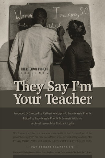 They Say I'm Your Teacher movie poster