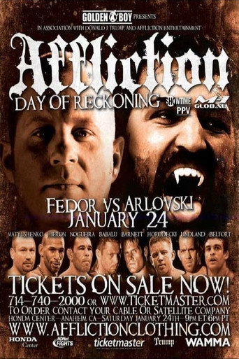 Affliction: Day of Reckoning movie poster