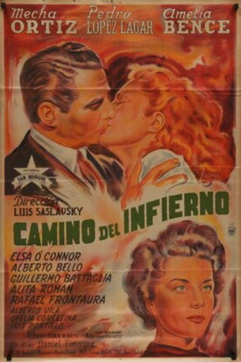 Camino del infierno movie poster