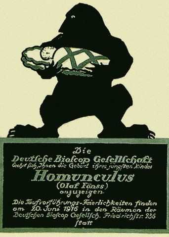 The Love Tragedy of the Homunculus movie poster