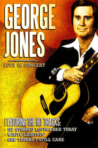 George Jones: Live in Concert movie poster