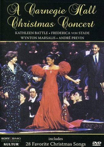 A Carnegie Hall Christmas Concert movie poster