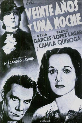 Veinte años y una noche movie poster