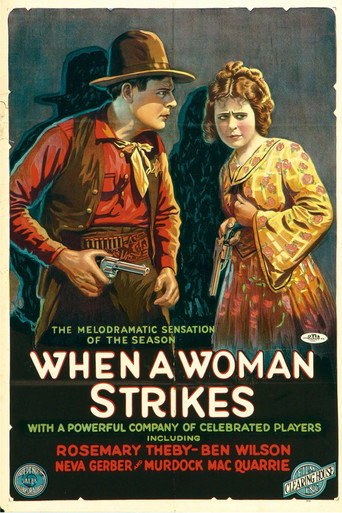 When a Woman Strikes movie poster