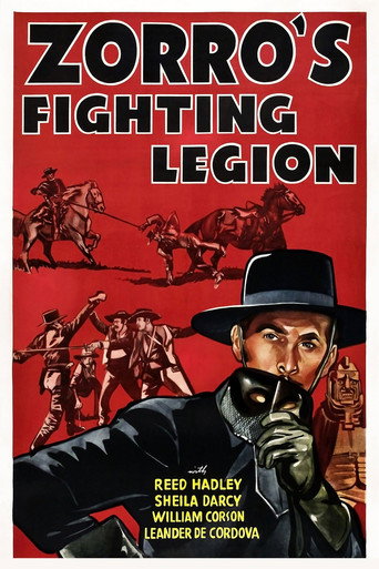 Zorro's Fighting Legion movie poster