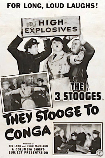 They Stooge to Conga movie poster