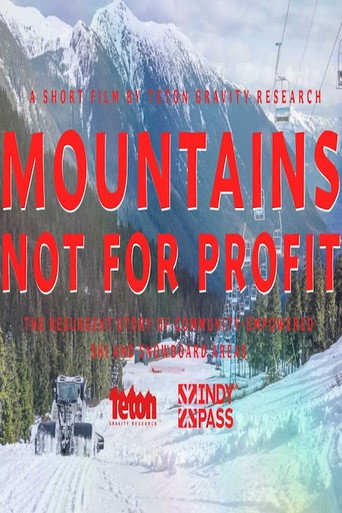 Mountains Not For Profit movie poster