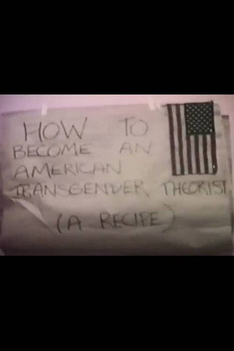 How to Become an American Transgender Theorist (A Recipe) movie poster