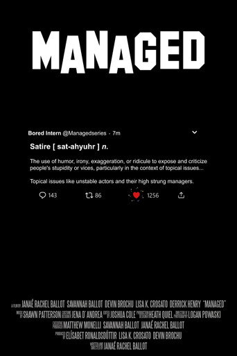 Managed movie poster