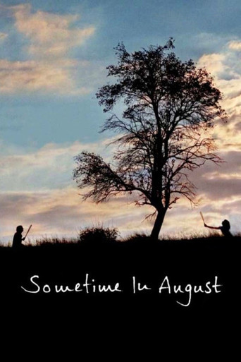 Sometime in August movie poster