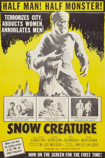 The Snow Creature movie poster
