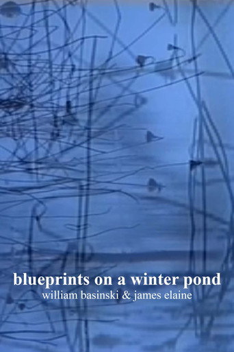 blueprints on a winter pond movie poster