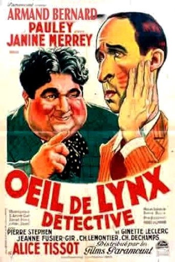 Œil de lynx, détective movie poster