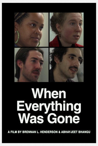 When Everything Was Gone movie poster