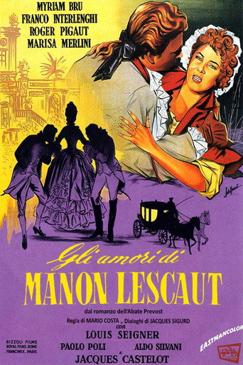 The Lovers of Manon Lescaut movie poster