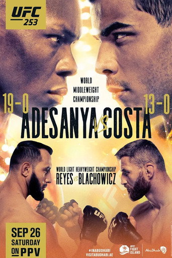 UFC 253: Adesanya vs. Costa movie poster