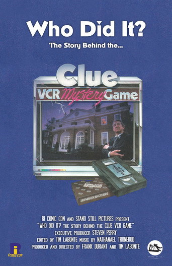 Who Did It? The Story Behind the Clue VCR Mystery Game movie poster