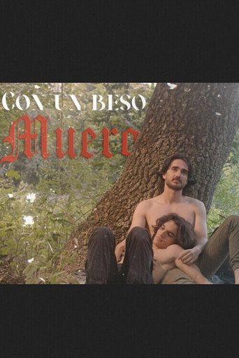 Con un beso muero movie poster