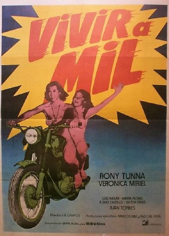 Vivir a mil movie poster