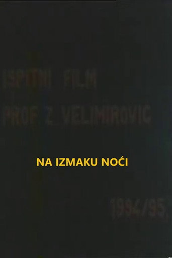 At the End of the Night movie poster