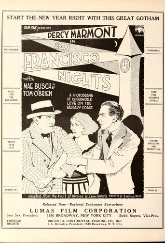San Francisco Nights movie poster