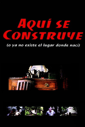 Under Construction (Or The Place Where I Was Born No Longer Exists) movie poster