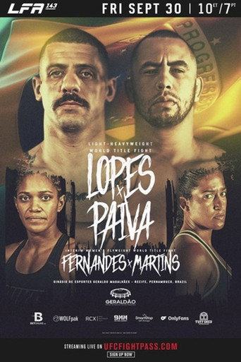 LFA 143: Lopes vs. Paiva movie poster