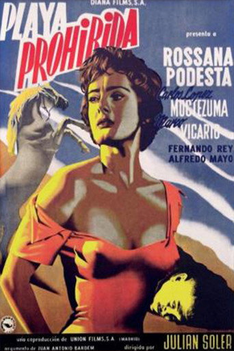 Playa prohibida movie poster