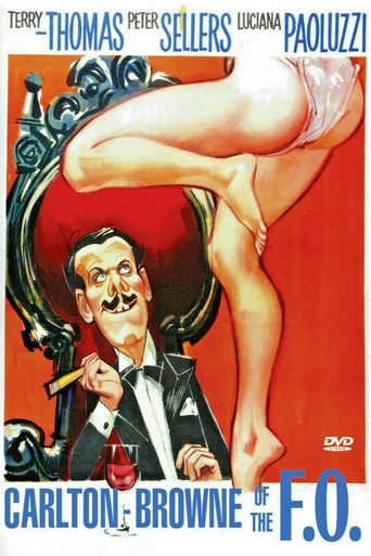 Carlton-Browne of the F.O. movie poster