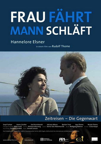 Woman Driving, Man Sleeping movie poster