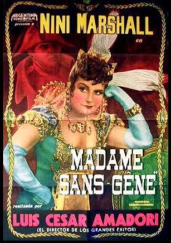 Madame Sans-Gêne movie poster