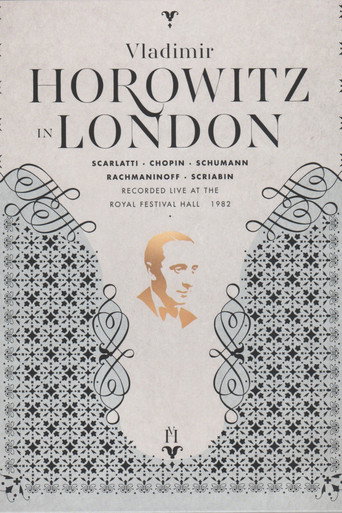 Horowitz in London movie poster